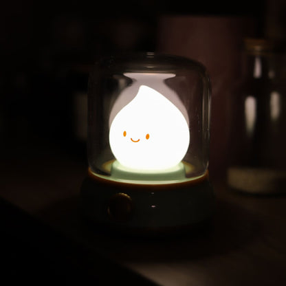 Cute Flameless Candles Night Light |Capybara Kerosene Sleeping Nightlights