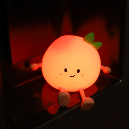 Cute Silicone Fruit Sleeping NightLight