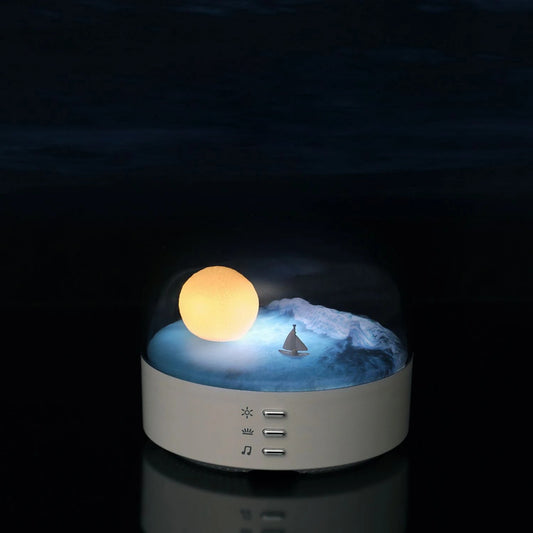 Moon LED Atmosphere Night Light Speaker Bluetooth