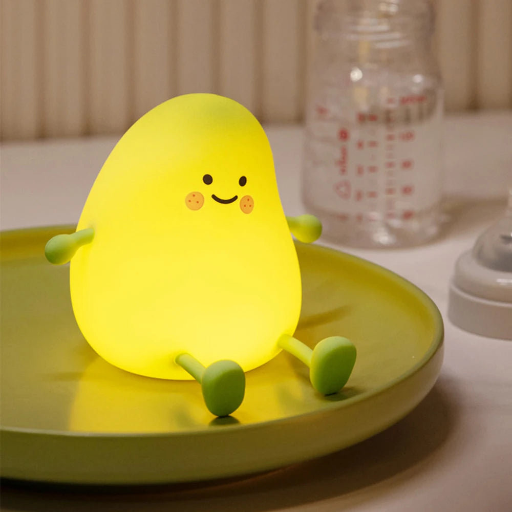 Cute Silicone Fruit Sleeping NightLight