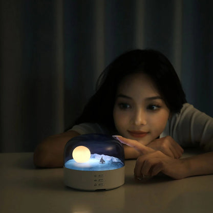 Moon LED Atmosphere Night Light Speaker Bluetooth