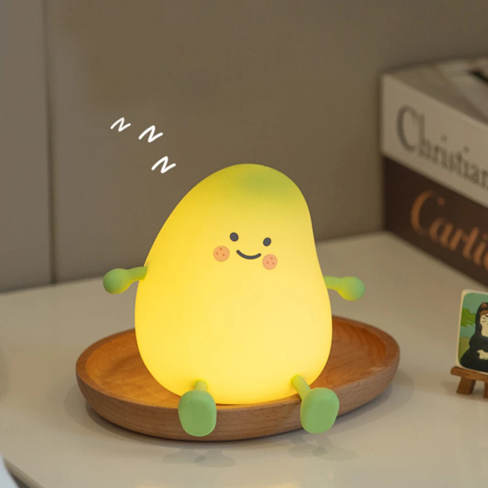 Cute Silicone Fruit Sleeping NightLight