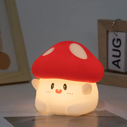 Cute Mushroom LED Silicone Night Light