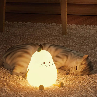 Cute Pear Night Light