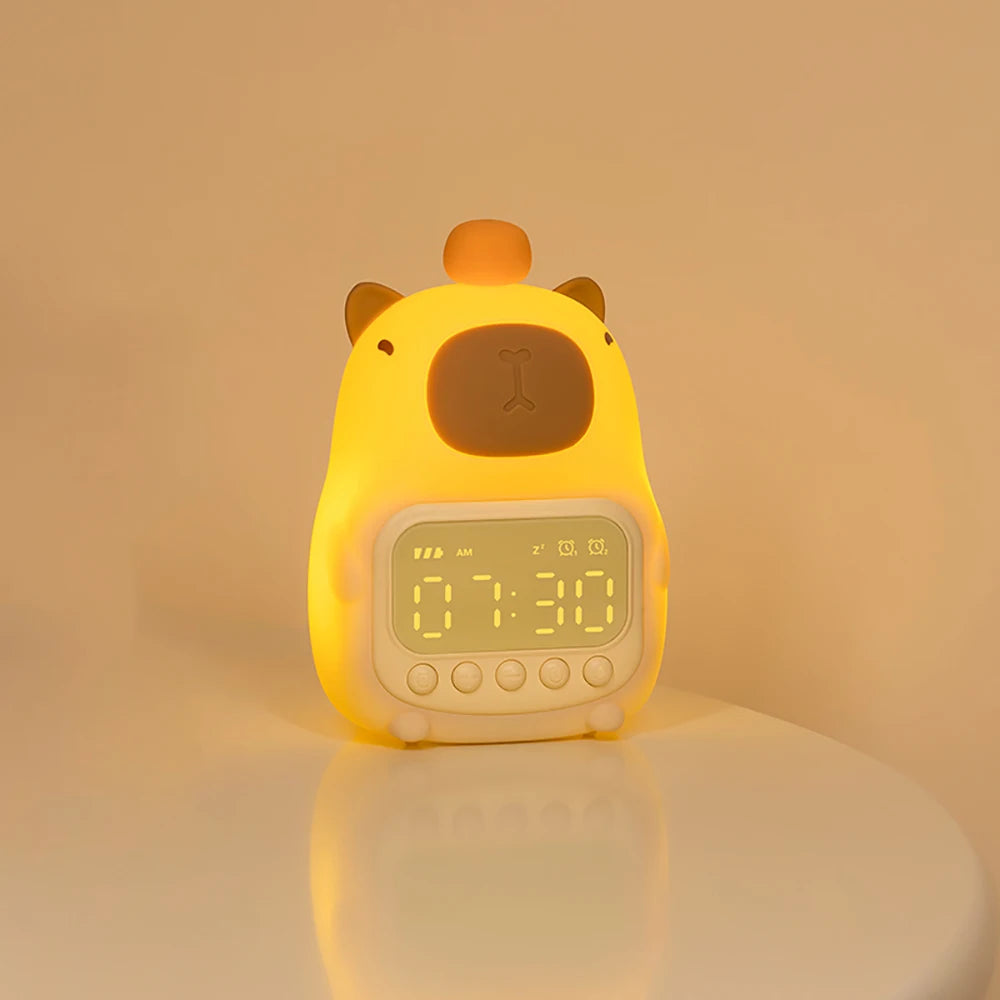 Capybara Night Light-Alarm Clock