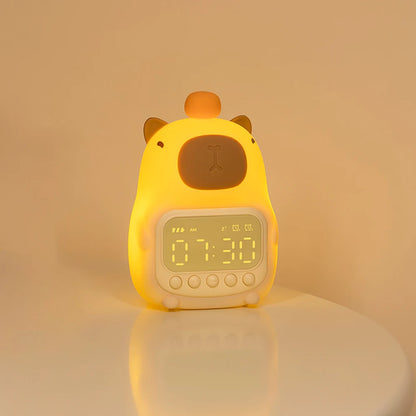 Capybara Night Light-Alarm Clock