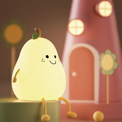 Cute Pear Night Light