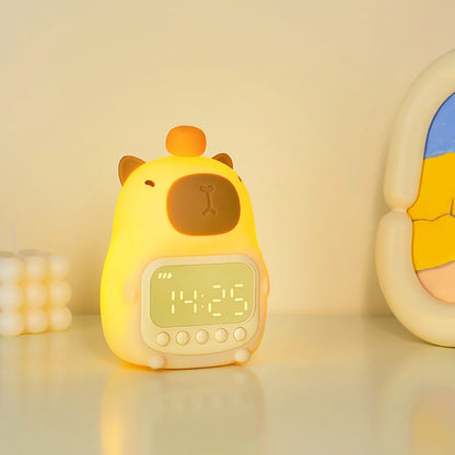 Capybara Night Light-Alarm Clock